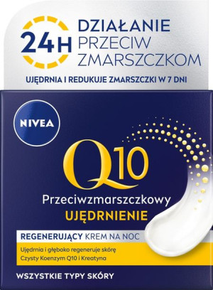 Nivea Q10 Power Krem przeciwzmarszczkowy+ ujędrnienie na noc  50ml