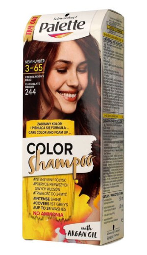 Palette Color Shampoo Szampon koloryzujący  nr 3-65 (244) Czekoladowy Brąz