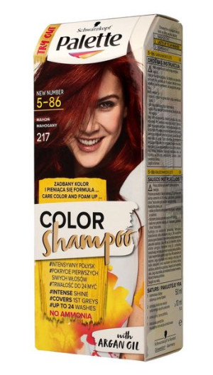 Palette Color Shampoo Szampon koloryzujący  nr 5-86 (217) Mahoń  1op.
