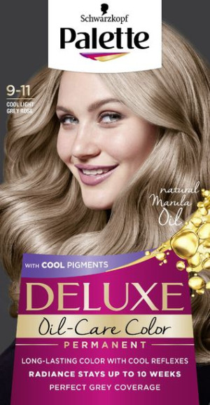 Palette Deluxe Farba do włosów permanentna nr 9-11 Cool Light Grey Rose 1op