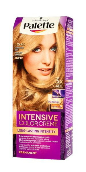 Palette Intensive Color Creme Krem koloryzujący nr BW12-jasny blond nude 1o