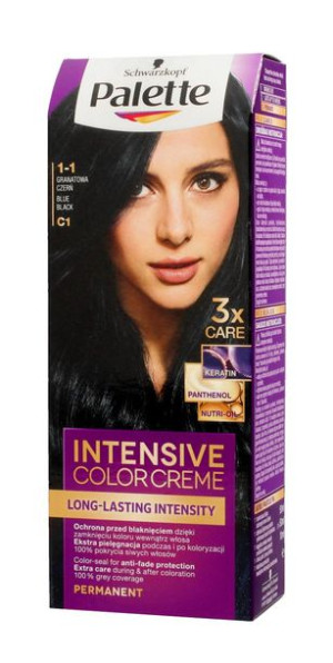 Palette Intensive Color Creme Krem koloryzujący nr C1-granatowa czerń  1op.