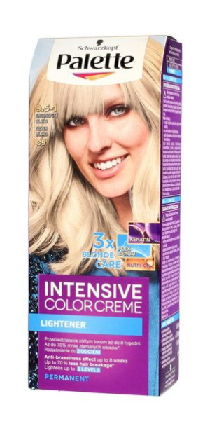 Palette Intensive Color Creme Krem koloryzujący nr C9-srebrzysty blond  1op