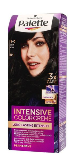 Palette Intensive Color Creme Krem koloryzujący nr N1-czerń  1op.
