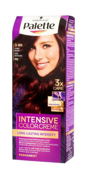 Palette Intensive Color Creme Krem koloryzujący nr R2-ciemny mahoń  1op.