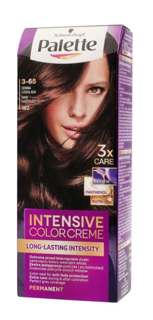 Palette Intensive Color Creme Krem koloryzujący nr W2-ciemna czekolada  1op
