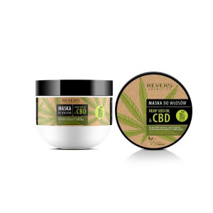 REVERS Hemp Seed Oil&CBD Maska do włosów suchych i zniszczonych z olejem ko