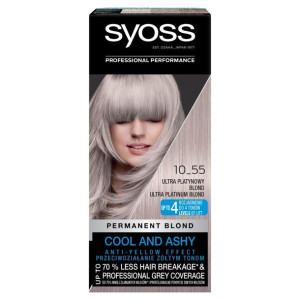 Schwarzkopf Syoss Farba do włosów Cool Blonds 10-55 Ultra Platynowy Blond
