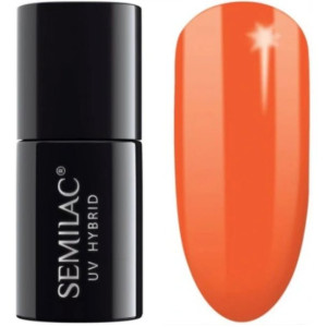 SEMILAC Lakier hybrydowy 045 Electric Orange - 7 ml