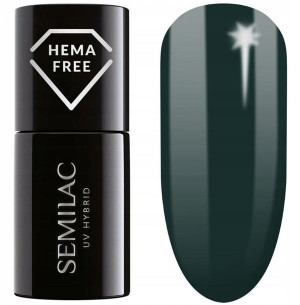 SEMILAC Lakier hybrydowy 422 Deep Forest Green (HEMA free) 7ml
