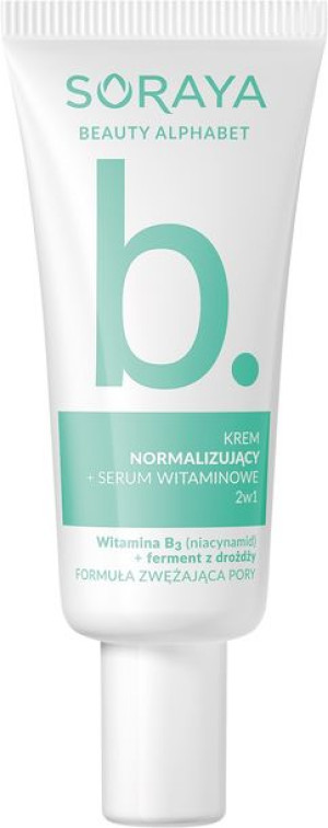 Soraya Beauty Alphabet Wit.B. Krem normalizujący + Serum Witaminowe 2w1  30