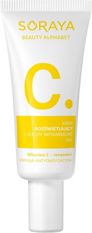 Soraya Beauty Alphabet Wit.C. Krem rozświetlający + Serum Witaminowe 2w1  3