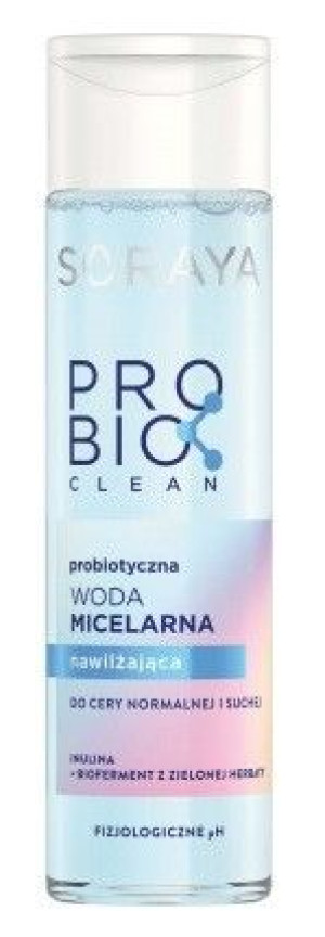 Soraya Probio Clean Woda micelarna nawilżająca do cery normalnej i suchej 2