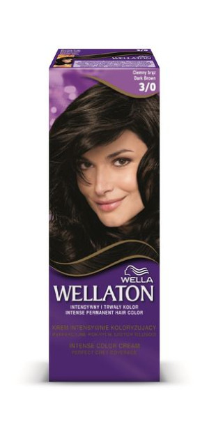 Wella Wellaton Krem intensywnie koloryzujący nr 3/0 Ciemny Brąz  1