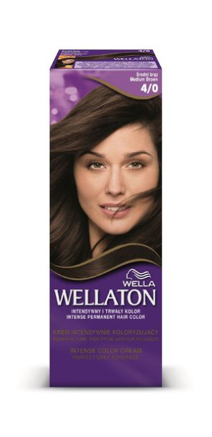Wella Wellaton Krem intensywnie koloryzujący nr 4/0 Średni Brąz  1op.