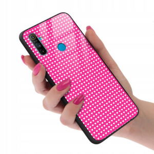 Etui Case Glass do REALME C3 Kobiece Girl Wzory