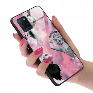Etui Case Glass do REALME V11 Kobiece Girl Wzory