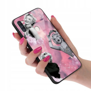 Etui Case Glass do SAMSUNG A11 Kobiece Girl Wzory