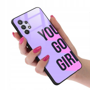 Etui Case Glass do SAMSUNG A32 Kobiece Girl Wzory
