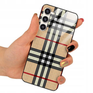 Etui Case Glass do SAMSUNG S23 PLUS W Kratkę Wzory