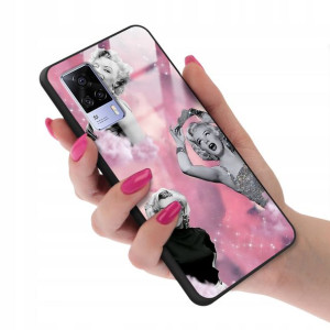 Etui Case Glass do VIVO S9E Kobiece Girl Top Wzory