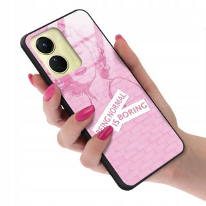 Etui Case Glass do VIVO Y16 4G Kobiece Girl Wzory