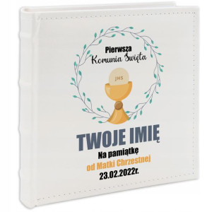 Album Na Pierwszą Komunię Świętą Twoje Imię Wzory
