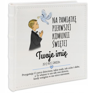 Album Na Pierwszą Komunię Świętą Twoje Imię Wzory