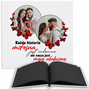 Album Orginalny Prezent Walentynkowy Wzory - Imię