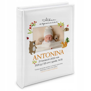 Album Personalizowany Na Prezent Chrzest Ekoskóra