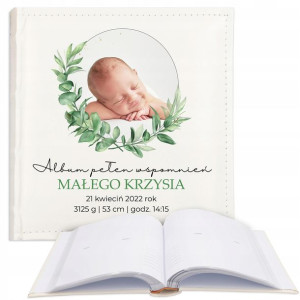 Album Skóra Prezent Na Roczek Dla Dziecka Wz Imię