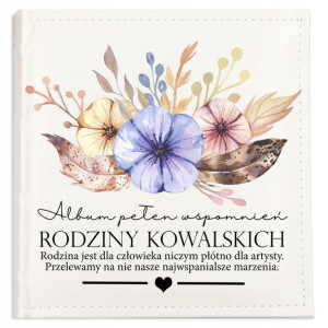 ALBUM SZYTY na ZDJĘCIA Własne Nazwisko MiX Wzorów