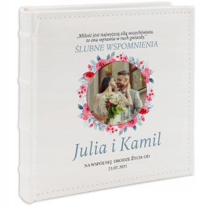 Ślubny Album Na Zdjęcia 200 Zdj Personalizowany