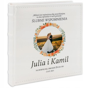 Ślubny Album Na Zdjęcia 200 Zdj Personalizowany