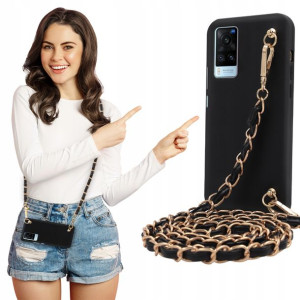 Etui Case Mat BLINK Czarny do VIVO X60 Łańcuszek