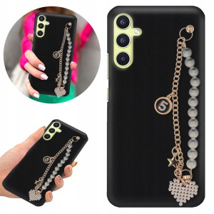 Etui Case Mat Czarne BLINK do SAMSUNG A34 5G Serce