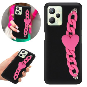 Etui Case Matowe Czarne Top do REALME C35 Blink 09