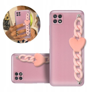 Etui Case Metalic BLINK Różowy do SAMSUNG A22 5G