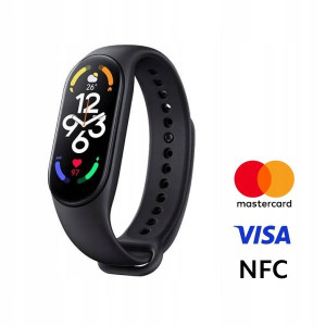 smartwatch nfc xiaomi mi smartband 7 czarny NFC