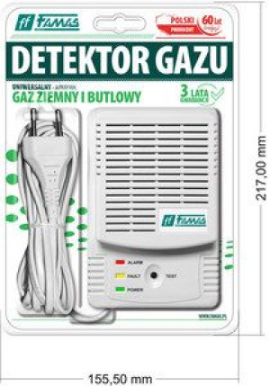 Mikroprocesorowy detektor gazu METANU i PROPANU-BUTANU