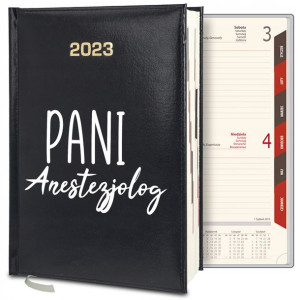 KALENDARZ A5 2023 Prezent PANI ANESTEZJOLOG Wzory