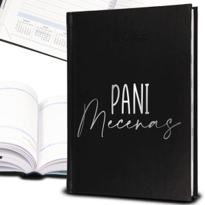 Kalendarz A5 2023 Prezent Pani Mecenas Silver Wz