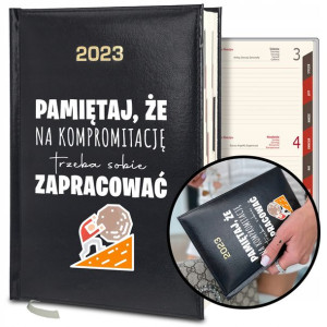 KALENDARZ A5 2023 REGRES OSOBISTY Śmieszne Wzory