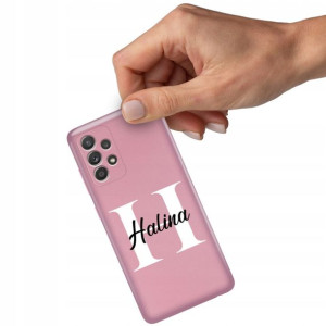 Etui Case Metallic Róż do SAMSUNG A52 Twoje Imię