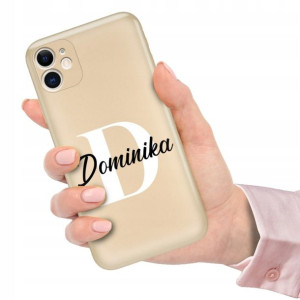 Etui Case Metallic Złoty do IPHONE 11 Twoje Imię