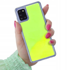 Etui Case SAND Fluo Neon ZIELONY do SAMSUNG A31