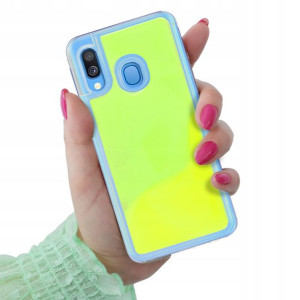 Etui Case SAND Fluo Neon ZIELONY do SAMSUNG A40