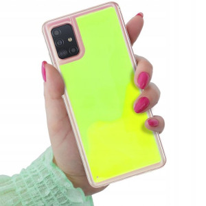 Etui Case SAND Fluo Neon ZIELONY do SAMSUNG A51