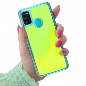 Etui Case SAND Fluo Neon ZIELONY do SAMSUNG M21