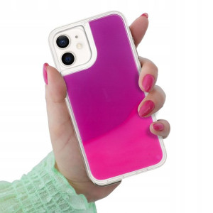Etui Case SAND Fluo RÓŻOWY do IPHONE 14 PRO MAX
